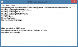 GTA3 Script Compiler V413